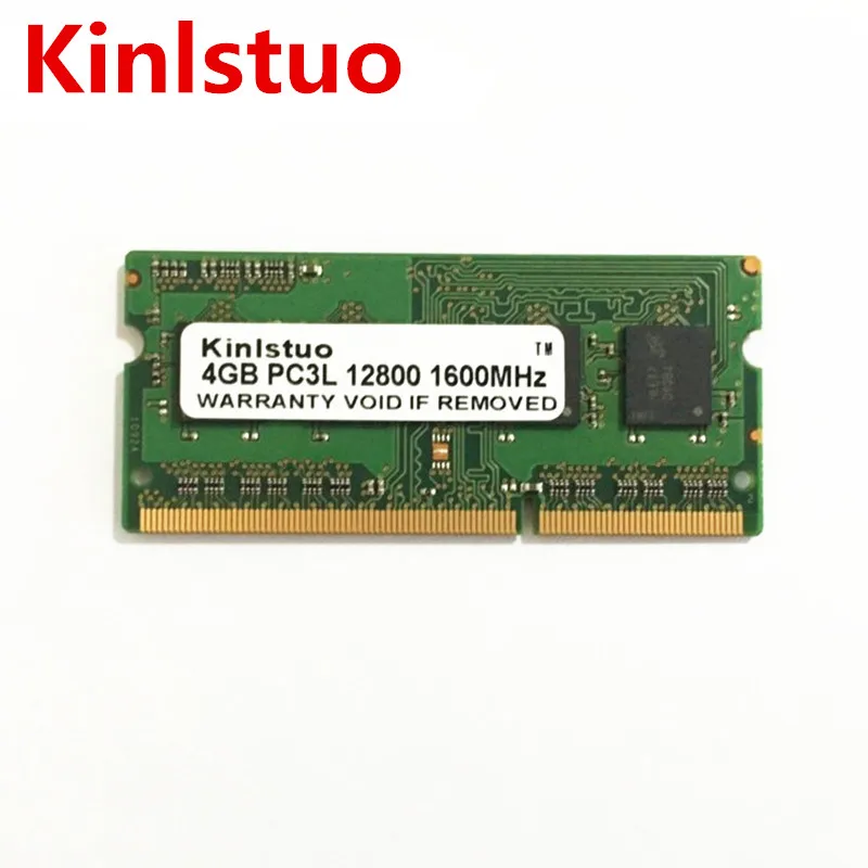 Vente Brand New 4 GB DDR3 1600 Mhz mémoire D ordinateur Portable RAM PC3L 12800S 4 GB 1RX8 2RX8 basse tension 204 Pin SODIMM
