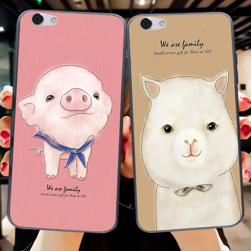 

Cute Animal Soft Silicone Case For OPPO Realme 1 / A73S 3D Emboss Funny Rabbit TPU Back Cover For OPPO F7 Youth