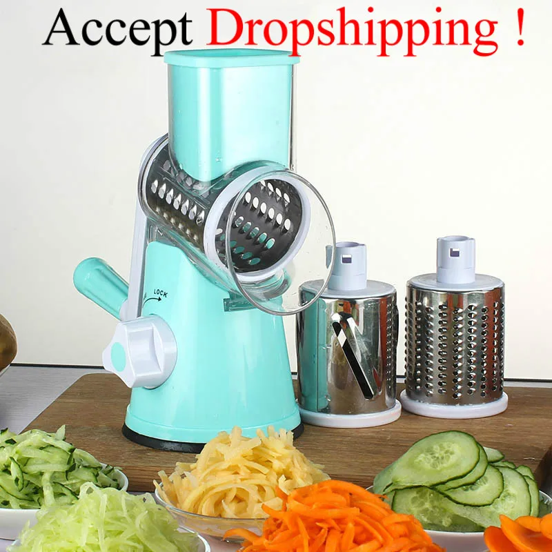 

Multifunctional Manual Vegetable Spiral Slicer Chopper Mandoline Slicer Cheese Grater Clever Vegetable Cutter Kitchen Tools-K1
