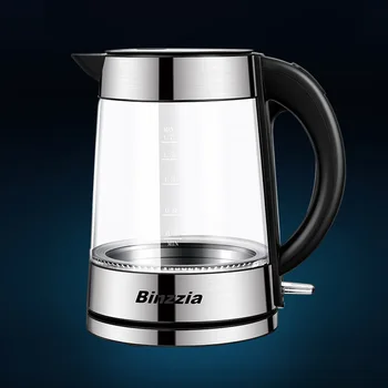 

Food Grade Glass Electric Kettle 1.7L Thermostat Teapot Water Boiling Machine Safety Auto-off Over-heat Protection Function