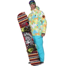 Лыжный костюм мужской ветроустойчивый Влагоустойчивый термический Сноуборд Снег мужской лыжный костюм куртка и брюки наборы Лыжная одежда для катания на коньках Лидер продаж