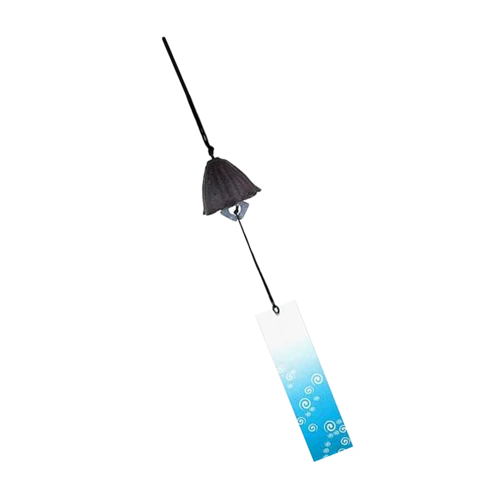 Japanese Furin Windchime Nanbu Cast Iron Metal Temple Garden Home Decor