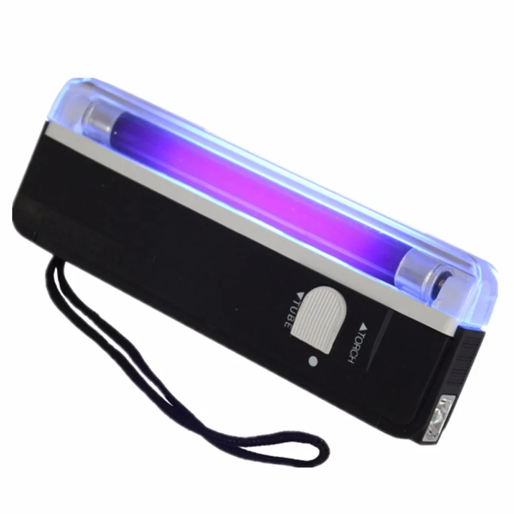 

1 PC/Pack Portable Mini All-Currency-Support UV Money Dectector with Torch Light for Business and Finance