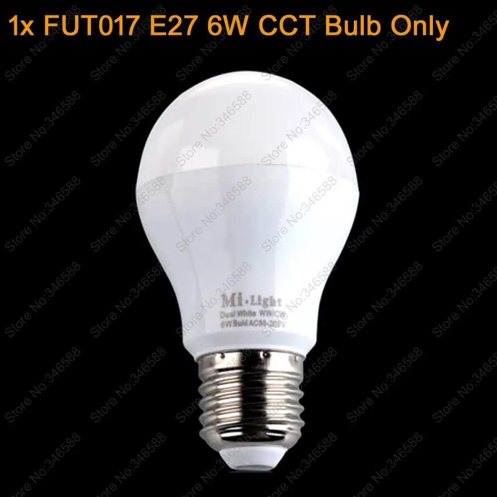 GU10 5 Вт E27 6 9 Mi. light регулируемая цветовая температура двойная белая CW/WW CCT