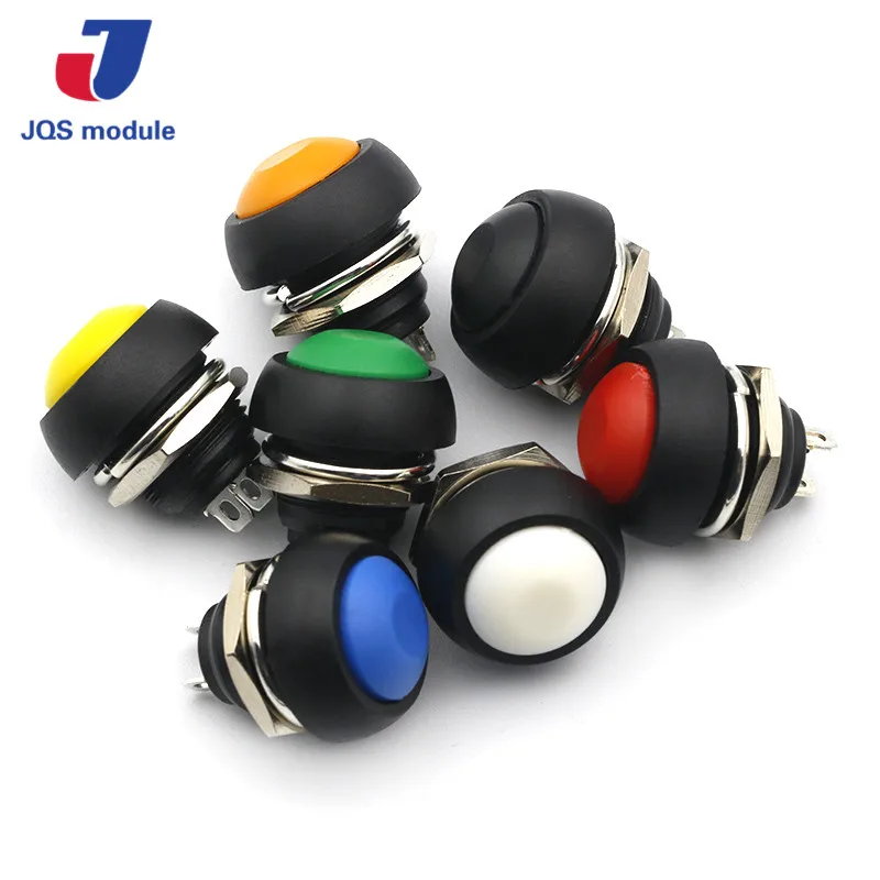 

12mm PBS-33B Waterproof Momentary ON OFF Push Button Swithch Mini Round Switch VE058