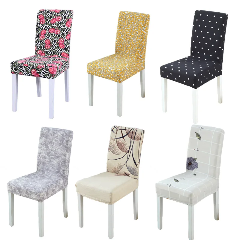 Spandex Stretch Chair Covers Elastic Modern Dining Chairs Weddings Seat