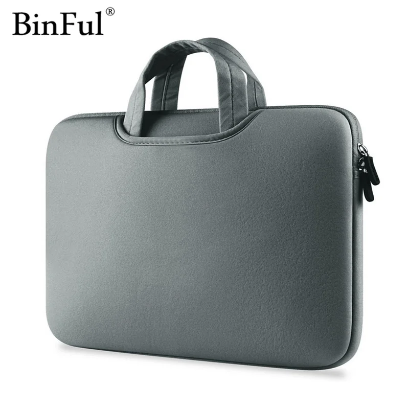 BinFul Portable Ultrabook Notebook Soft Sleeve Laptop Bag Case Cover for MacBook Pro Air Retina 11 12 13 15 15.6 inch Handlebag BinFul Portable Ultrabook Notebook Soft Sleeve Laptop Bag Case Cover for MacBook Pro Air Retina 11 12 13 15 15.6 inch Handlebag