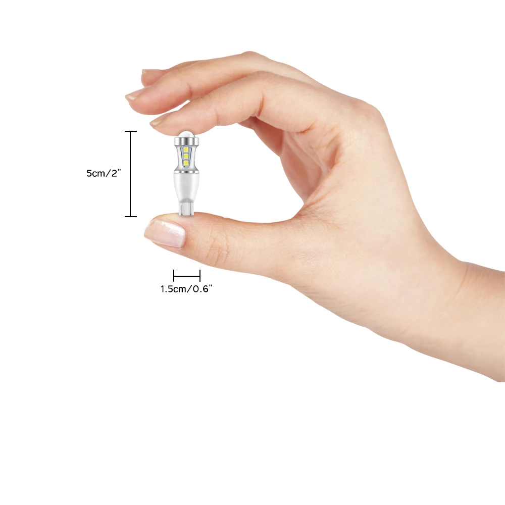 2 шт. 1000Lm W16W T15 Светодиодный лампочки Canbus OBC Error Free светодиодный запасной светильник 921 912 W16W светодиодный лампы заднего хода автомобиля Лампа ксенон белый D030