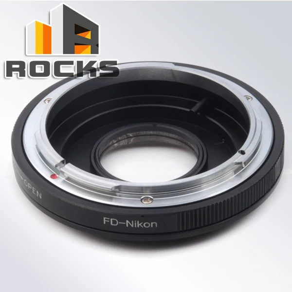 PIXCO Mount Adapter Work For Canon FD Lens TO Nikon Camera (optic glass