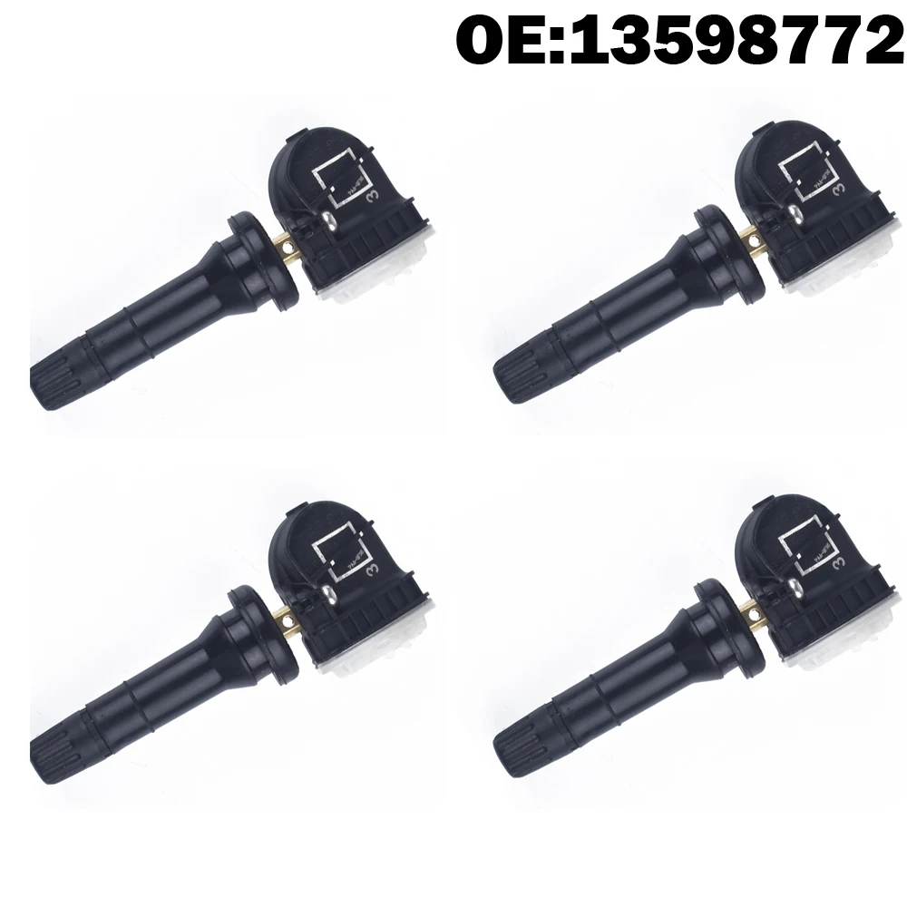 4 PCS Car TPMS Sensor Tyre Tire Pressure 13598772 for Chevy Equinox Buick Cadillac CTS | Автомобили и мотоциклы