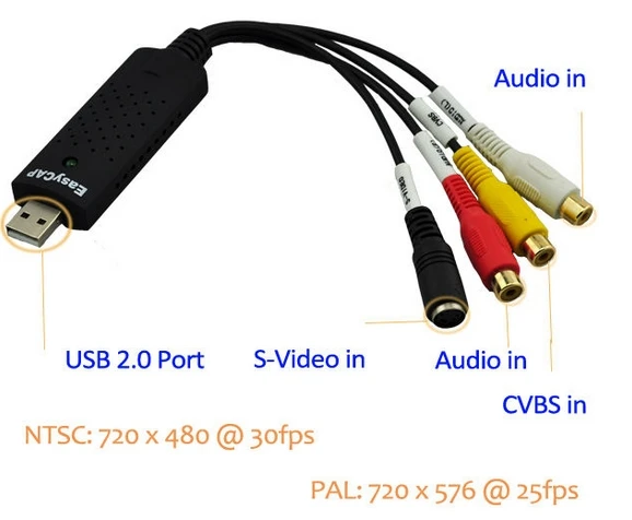 

Digital video capture card USB Video Capture Adapter USB DVR Card