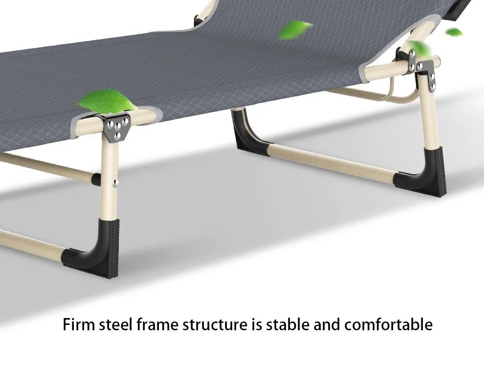 Роскошное Качество T-1 простой складной диван комфорт для интерьера, для зоны отдыха металлический стул хлопок отдых складной многофункциональный офис бытовой