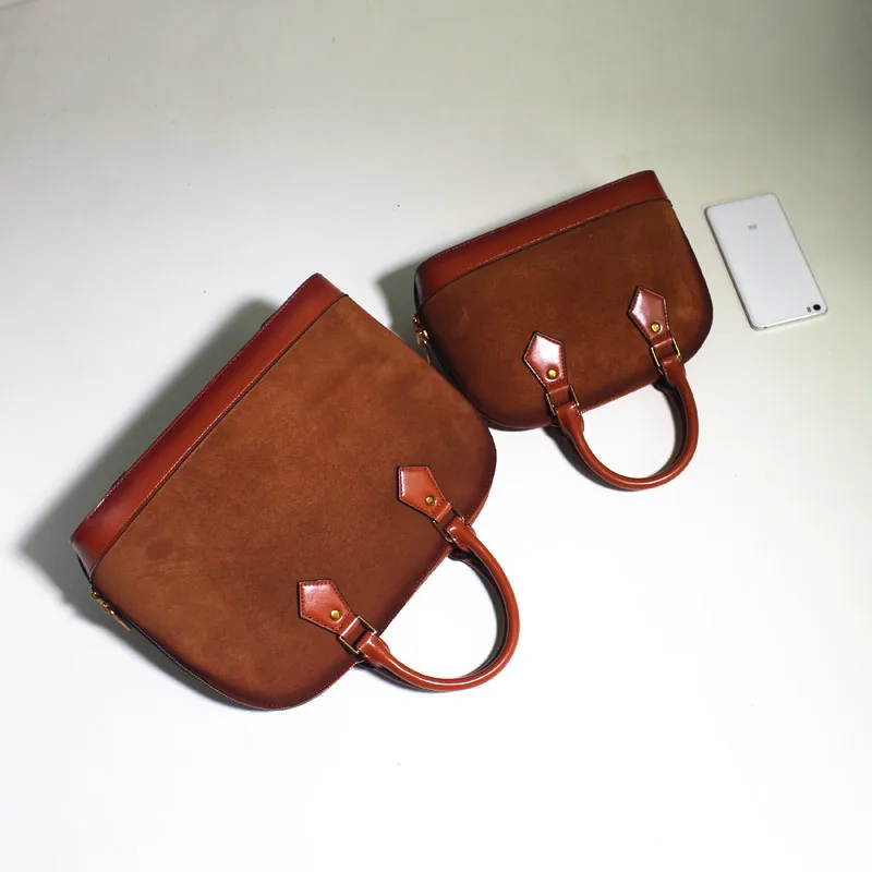 Luyo أزياء قذيفة جلد طبيعي السيدات حقائب النساء حقائب اليد الفاخرة مصمم العلامة التجارية الشهيرة الأعلى مقبض حقيبة suede أنثى Luyo أزياء قذيفة جلد طبيعي السيدات حقائب النساء حقائب اليد الفاخرة مصمم العلامة التجارية الشهيرة الأعلى مقبض حقيبة suede أنثى