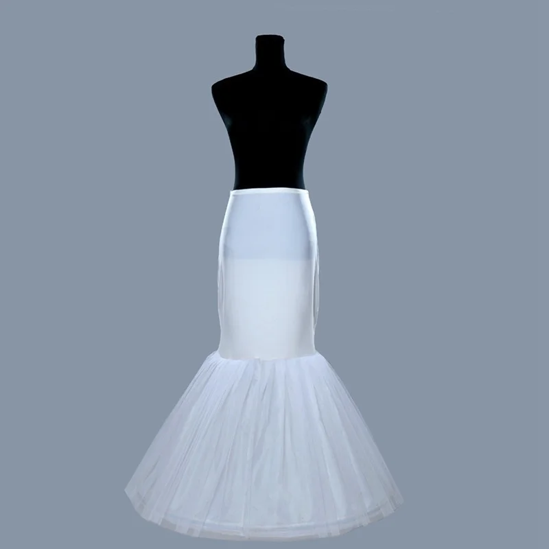 

Mermaid petticoats for wedding dress vestido longo tulle underskirt Bridal Crinoline wedding accessories In Stock