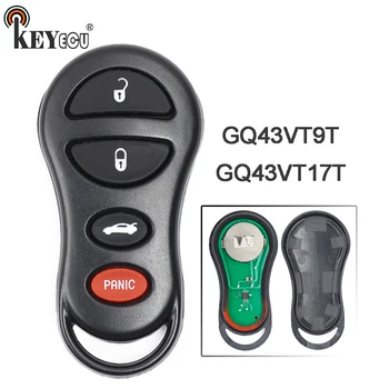 

KEYECU GQ43VT9T GQ43VT17T 3+1 4 Button Remote Key Fob for Chrysler Concorde Neon, for Dodge Interpid Neon Plymouth Neon