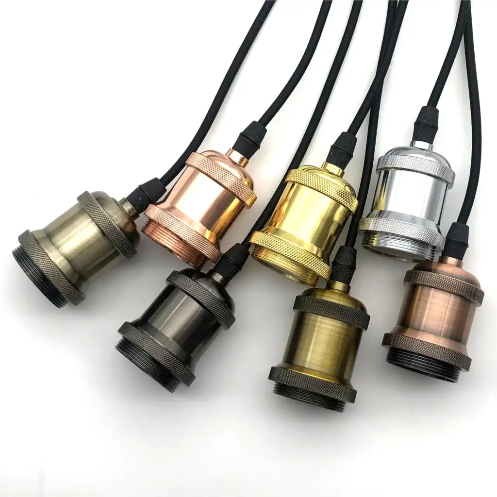 Aluminum Pendant Lights Industrial lamp Vintage Nordic Loft Hanging Lamp E27 90-265V lamparas de techo colgante moderna Hanglamp 2