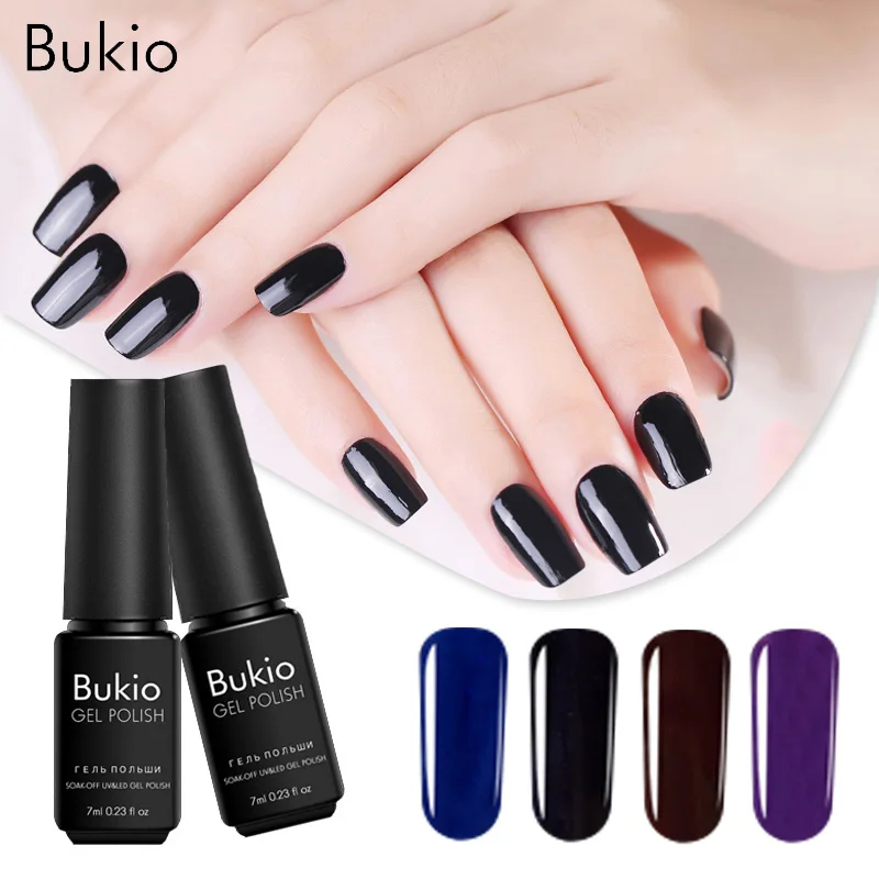 

Bukio Lucky UV Gel Nail Polish Gellack vernis Fake Nails Art Primer for Nails Gel Varnish Paint Pure Color Gel Polish Manicure