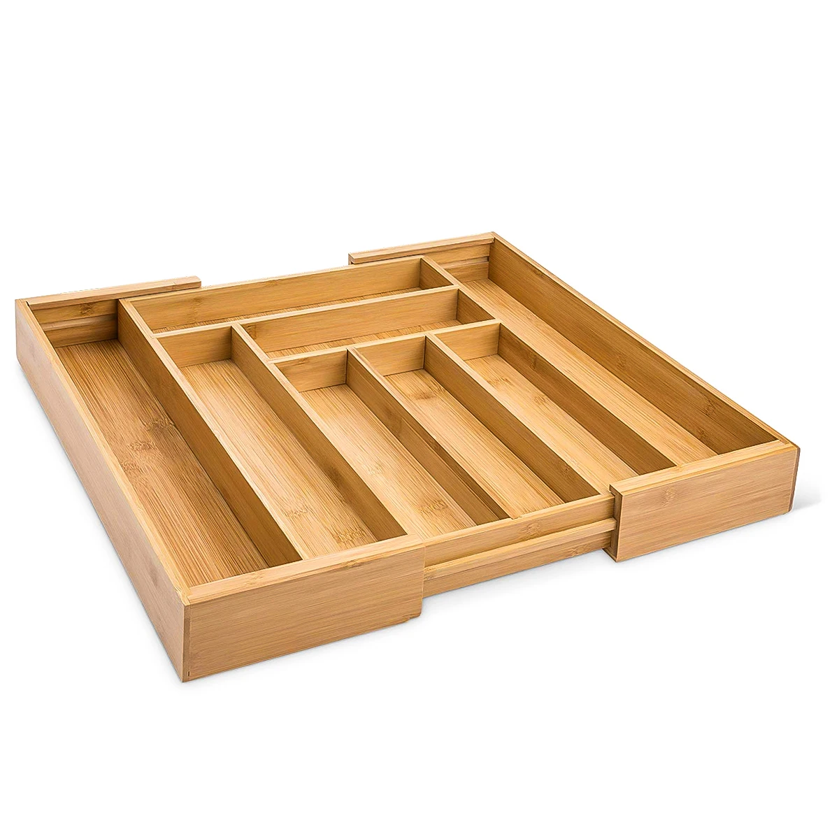 Organizador de gavetas expansível, utensílio de talheres,