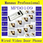 D109b Top Sale One to Twelve Video Doorphone Kits Configuration Professional Smart Home 7 inch Display 1V12 Video Intercom Phone