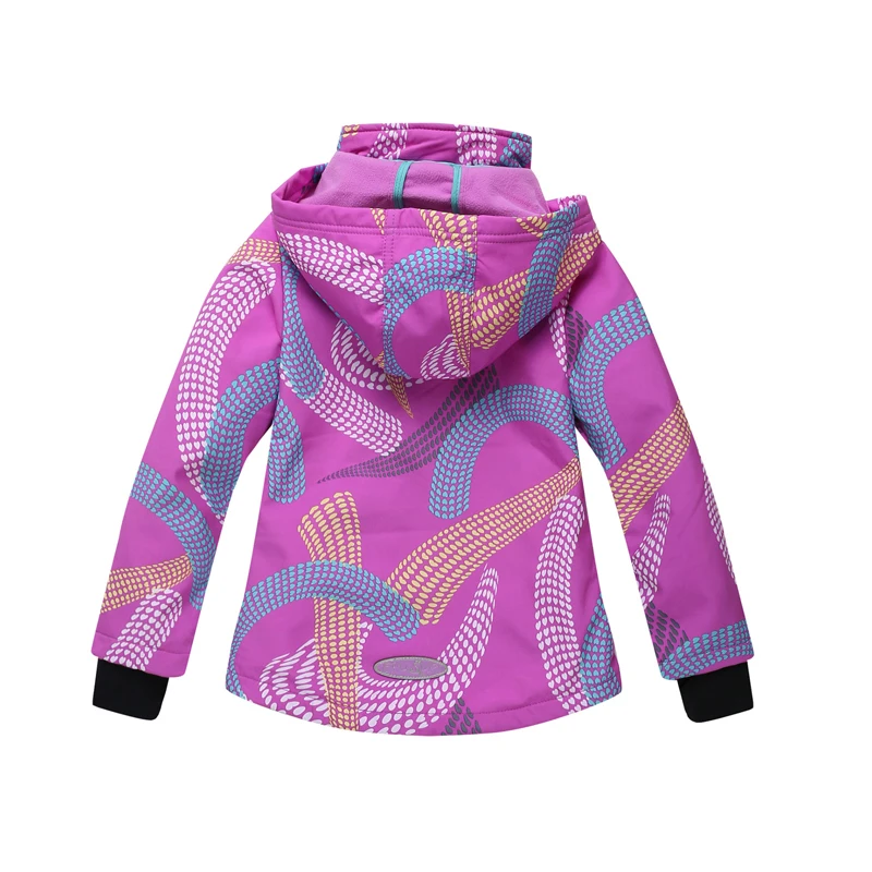 Phibee/ветровка для девочек; спортивная ветрозащитная мягкая куртка; Водонепроницаемая повседневная одежда для детей