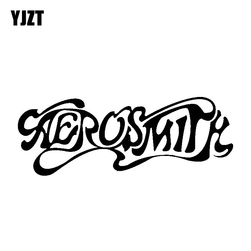 YJZT 17 8 см * 6 5 Aerosmith Виниловая Наклейка Автомобильные наклейки черный/серебристый
