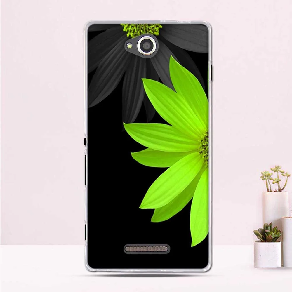 45 Чехол для телефона sony Xperia C S39H C2305 чехол 5," бампер для sony Xperia C2305 C 2305 чехол Силиконовые мягкие чехлы из ТПУ на заднюю панель - Цвет: 45