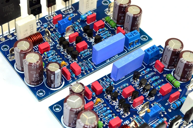 CM 2 полноразмерный симметричный дизайн Плата усилителя HiFi fever ttaeas TTC5200 120 Вт +