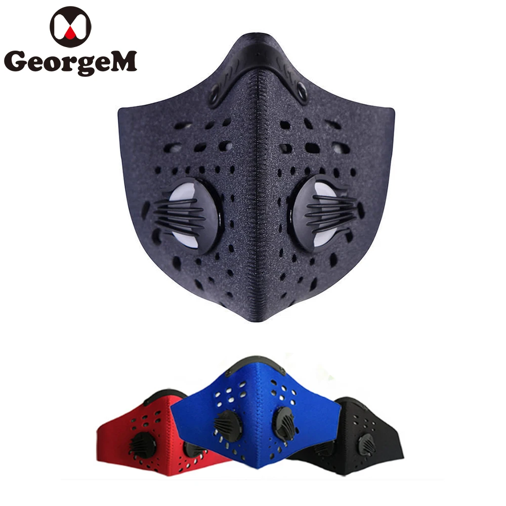 

Anti-Dust Respirator Mouth Face Mask for Bike Cyclist Cycle Bike Cycling Pm2.5 Dust Mask Nose Filter Windproof Trening Maska 3.0