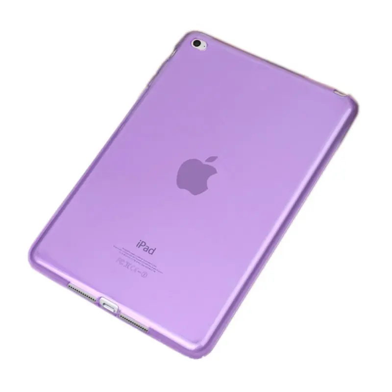 Ультра тонкий мягкий прозрачный силиконовый чехол для Apple iPad Air 2 Air2 A1566 A1567 9,7 Coque Capa Funda - Цвет: purple