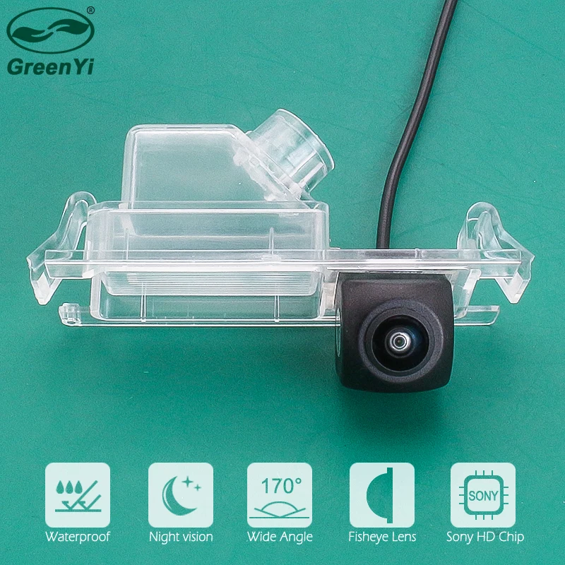 

GreenYi 170 Degree HD 1280*720 Vehicle Camera for Kia K2 Rio Ceed Hyundai Accent Solaris I30 Car Rear View Reverse Camera