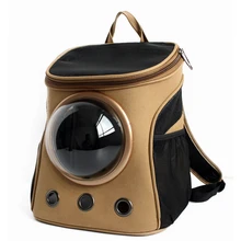 Холст пространство капсула Pet outsideпутешествия рюкзак прозрачный дышащий плеча портативный маленький кот сетка Перевозчик двойной