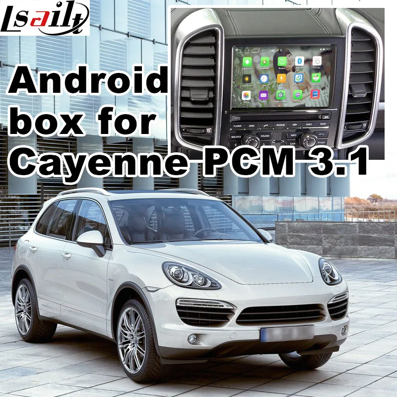 Android 6 0 GPS navigation box for Porsche Cayenne PCM 3 1 video interface box mirror