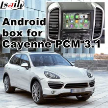 Android 6.0 cuadro de navegación GPS para Porsche Cayenne PCM 3.1 caja de interfaz de vídeo espejo enlace google play youtube waze google mapa