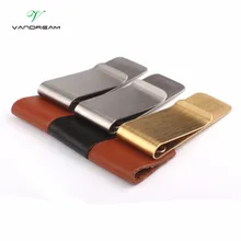2016 Stainless Steel Copper Slim Pocket Men Design Money Clip Wallet Cash ID Credit Card Business