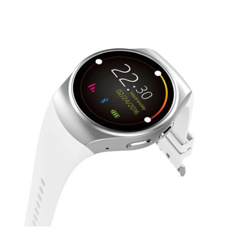 kw18 2g smart watch with sim card sync bluetooth 4.0 for ios android black