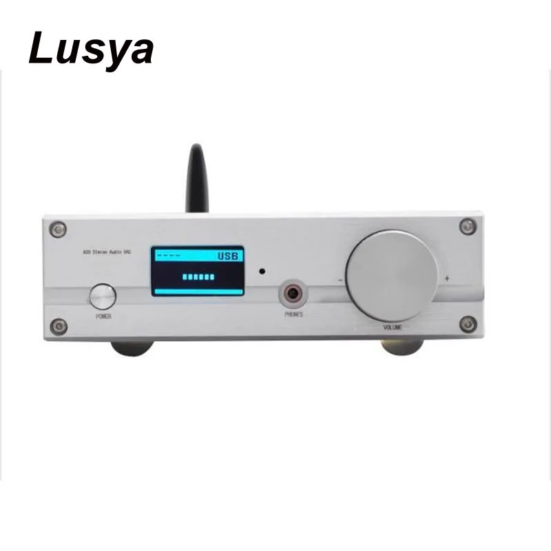 

Bluetooth 5.0 ES9038Q2M DAC CSR8675 APTX HD XMOS XU208 USB Audio Decoder Stereo Amplifier DSD512 with Headphone Jack T0273