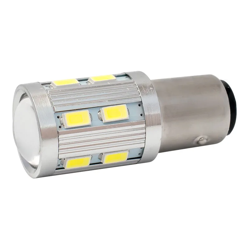 2 шт. 1157 BAY15D P21/5 W 16 SMD 5630 5730 светодиодный красный, белый автомобильный хвостовые лампы 21/5 Вт тормозной светильник s Авто Противотуманные огни дневного светильник 2X