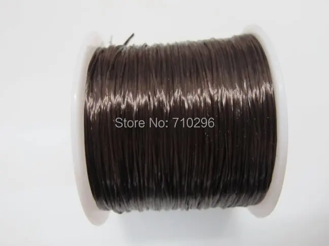 

Beading string 100pcsThreading material Jewelry finding 70metres of strong and Brown Elastic wire