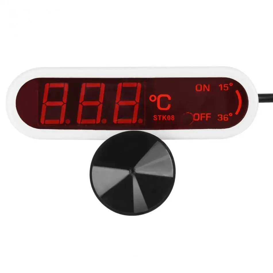 LED Digital Aquarium Thermometer Fish Tank Water Temperature Gauge with
