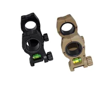 Охотничий алюминий 25,4 мм " /30 мм высокопрофильные двойные/двойные кольца QD интегрированный прицел крепление определение наклона уровня воздуха 20 мм рельс