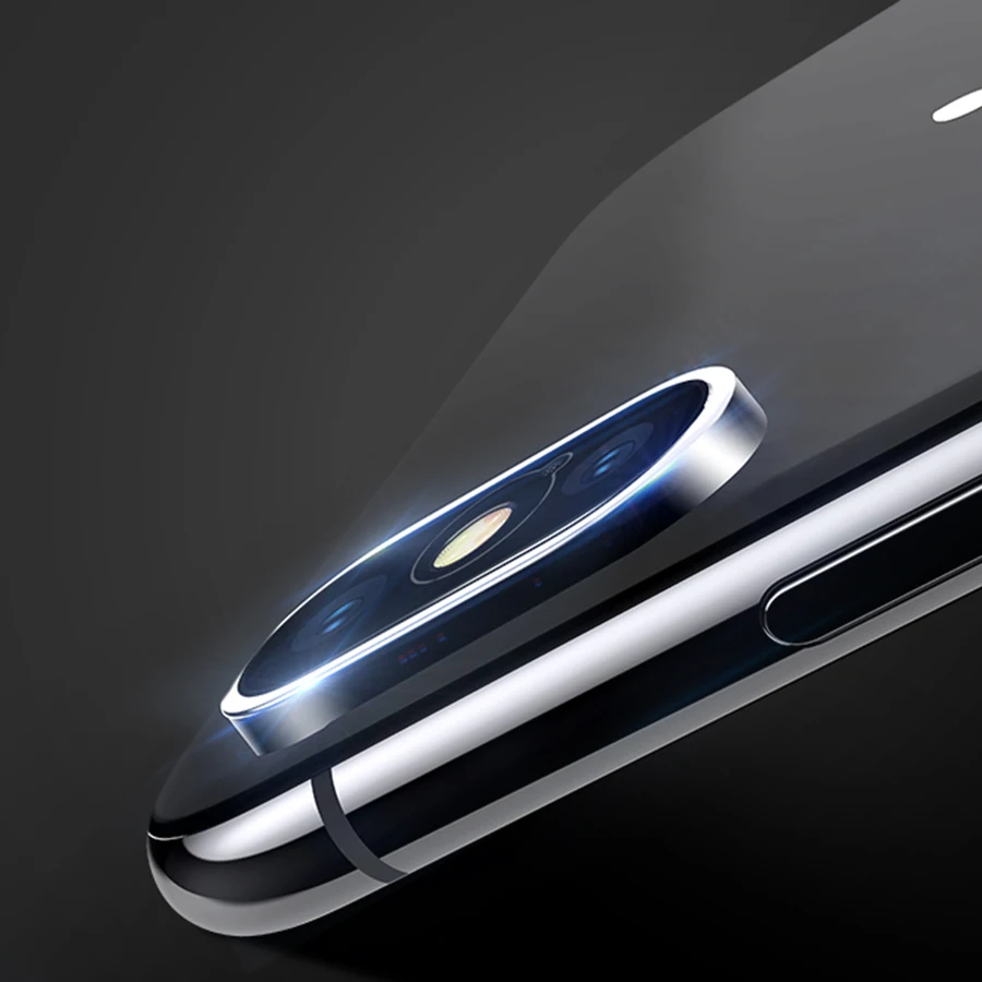 Per iPhone X XS MAX se vetro protettivo per fotocamera per iphone x/XR/xs protezione obiettivo fotocamera iPhone XS/7/8 plus protezione obiettivo fotocamera - immagine 5
