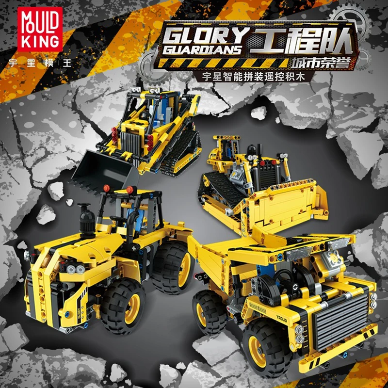 

13014 13015 13016 13017 Compatible With Leoging Technic Toys 8275 Bulldozer 8043 Excavator Set Kids Building Blocks Toys