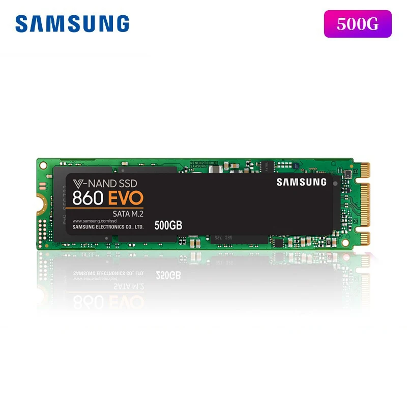 SAMSUNG Внутренний твердотельный диск 860 EVO M.2 2280 SSD 500GB 250GB 1 ТБ M2 MLC PCLe жесткий диск HDD для ноутбуков настольных ПК