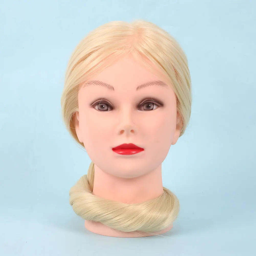 

30% Real Hair Salon Hairdressing Mannequin Training Head 26' Mannequin Useful