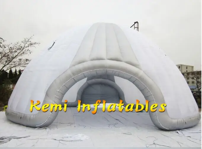 7m white silvery inflatable dome tent inflatable igloo tent outdoor event inflatable igloo marquee