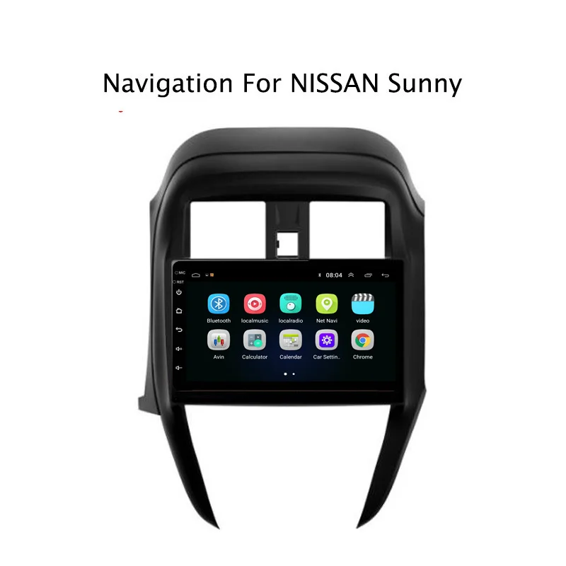 10 1 &quot2.5D ips Android 8 автомобильный DVD gps плеер для Nissan Sunny 2014 2016 черный автомобиль радио