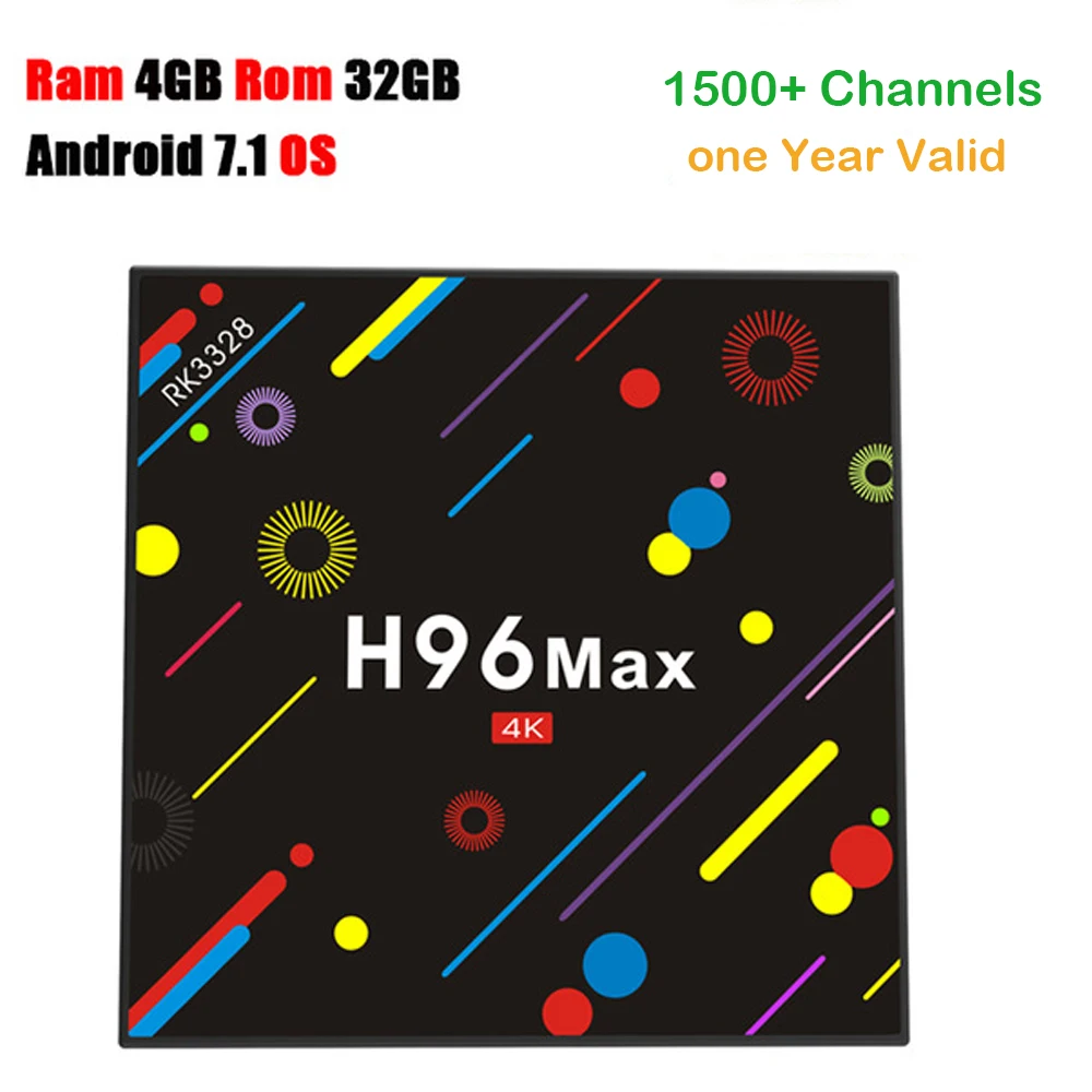 Android ТВ коробка H96 MAX H2 ОС 7 1 RK3328 4 Гб оперативной памяти 32 встроенной Встроенная