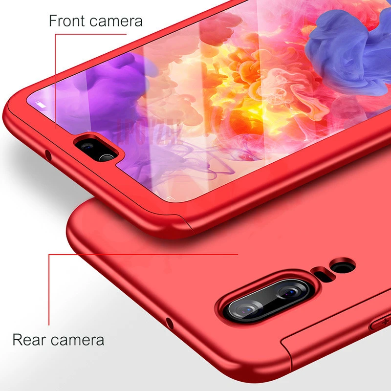 360 Full Protective Case For Huawei P30 P20 Pro Mate 20 Lite Nova 3 3i 4 P10 P9 Honor 10 9 Lite 8X Hard PC Cover Case With Glass