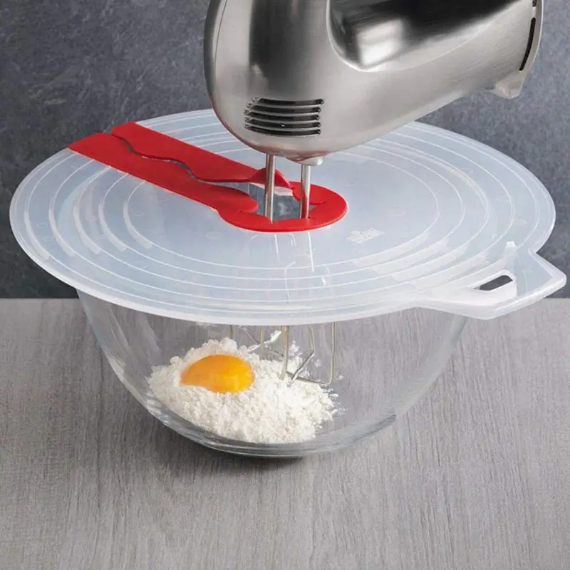 

1Pcs Eggs Mixer Anti-splash Guard Lid Bowl Anti-Splatter Cover Beat Cylinder Splash Guard Cooking Accessories Egg Tool