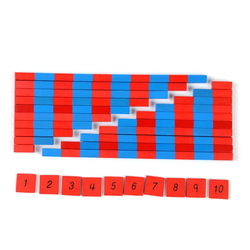 Baby Toy Small Numerical Rods Montessori Math Learning & Education Classic Wood Kids Toys Brinquedos Juguetes
